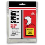 White Spray Sock