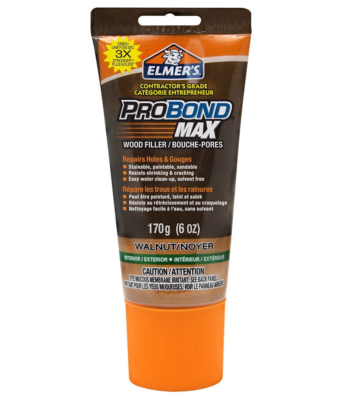 Elmer's ProBond Max Wood Filler 170GR Walnut Paint Supplies Direct