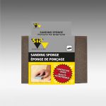 SIA SQUARE SHAPED ABRASIVE SPONGE ( GRIT MEDIUM/FINE )