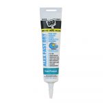DAP Alex Fast Dry White Acrylic Latex Caulk with Silicone - 162mL