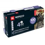 Wipeco Nitrile 4 mil Black Disposable Gloves Large-100pk